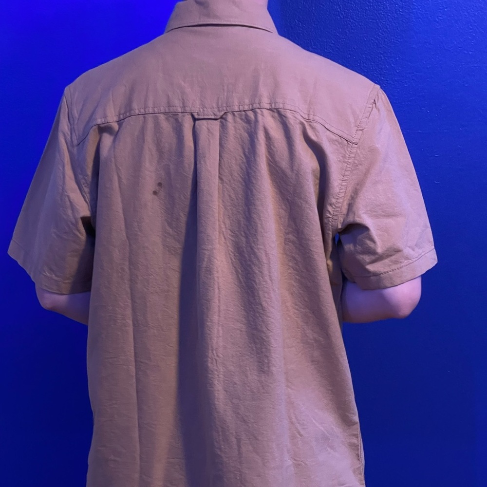 Tan button down - Picture 2 of 2